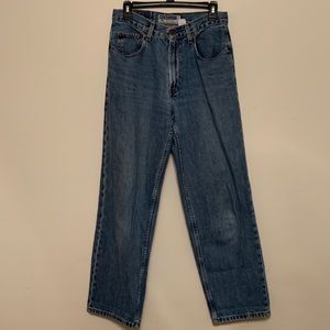 Men’s jeans turned mom jeans